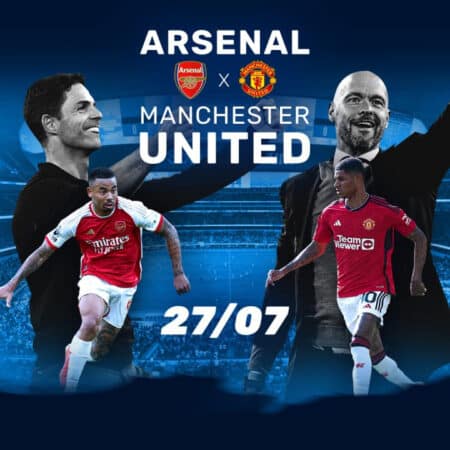 Arsenal vs Manchester United – 27/07 – Recibe US0 sin riesgo