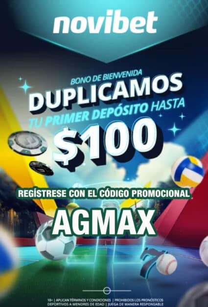Ecuador - Código Promocional Novibet: AGMAX