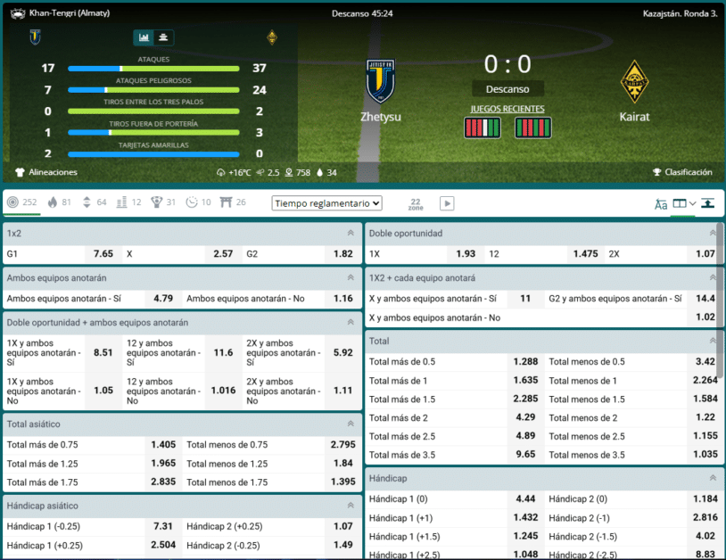 Apuestas en vivo CL