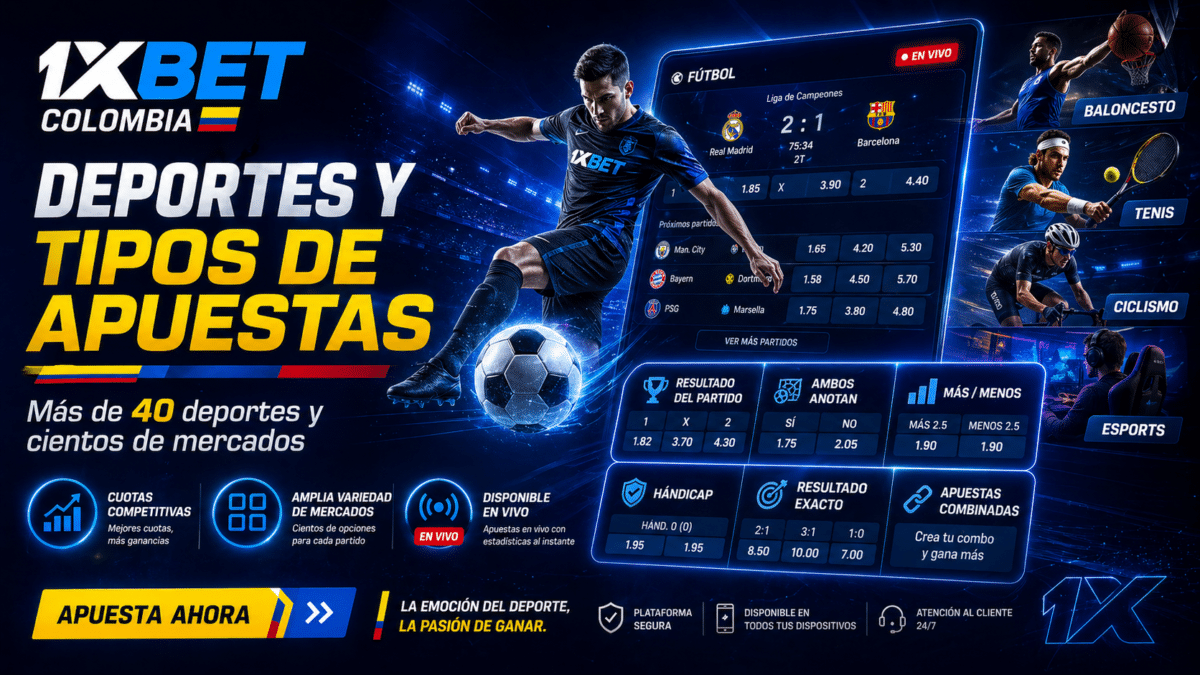 Deportes y tipos de apuestas