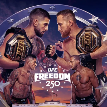 Ilia Topuria vs Justin Gaethje Pronóstico – UFC Freedom 250 – 14-06-2026
