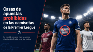 Casas de apuestas prohibidas en las camisetas de la Premier League