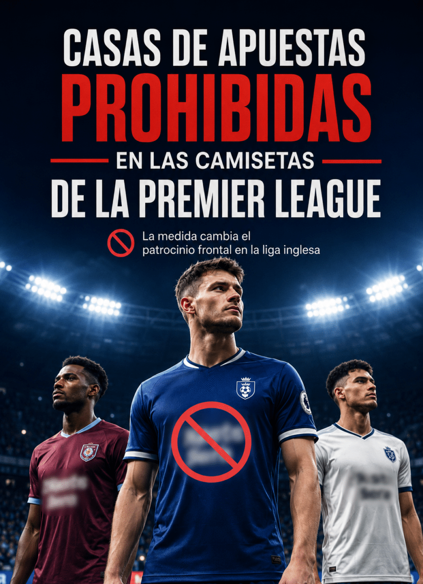 Casas de apuestas prohibidas en las camisetas de la Premier League