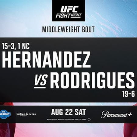 Anthony Hernandez vs Gregory Rodrigues Pronóstico – UFC Sacramento – 22-08-2026