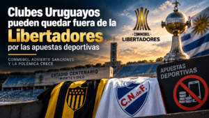 Conmebol y Uruguay chocan por las apuestas: Peñarol y Nacional, bajo presión