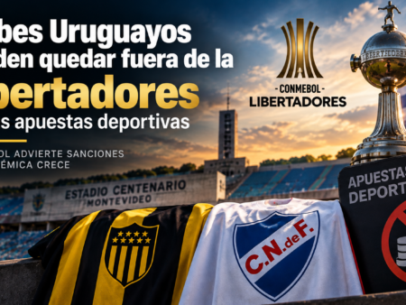 Conmebol y Uruguay chocan por las apuestas: Peñarol y Nacional, bajo presión