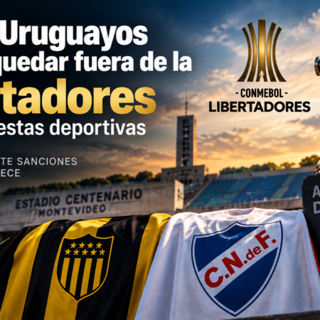 Conmebol y Uruguay chocan por las apuestas: Peñarol y Nacional, bajo presión