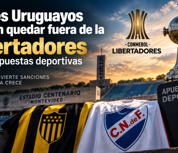 Conmebol y Uruguay chocan por las apuestas: Peñarol y Nacional, bajo presión