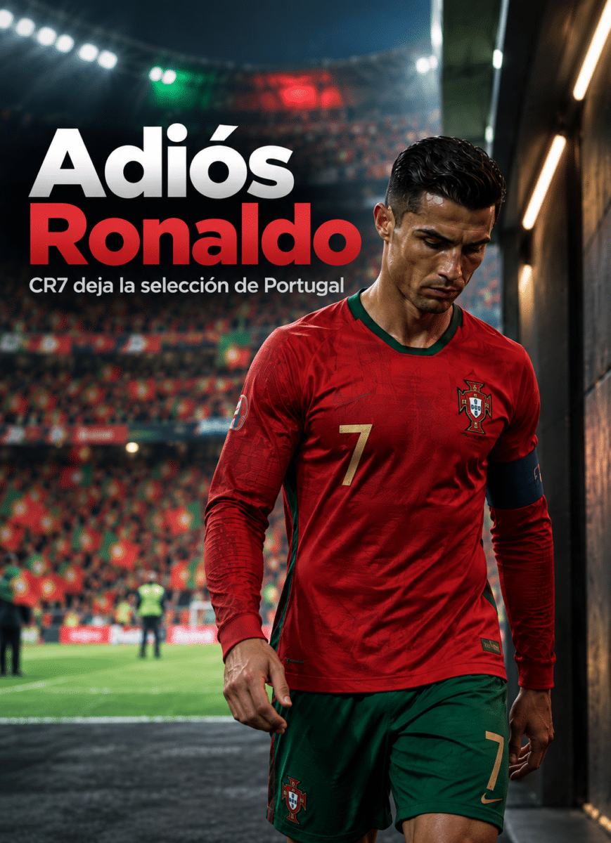CR7 deja la selección de Portugal